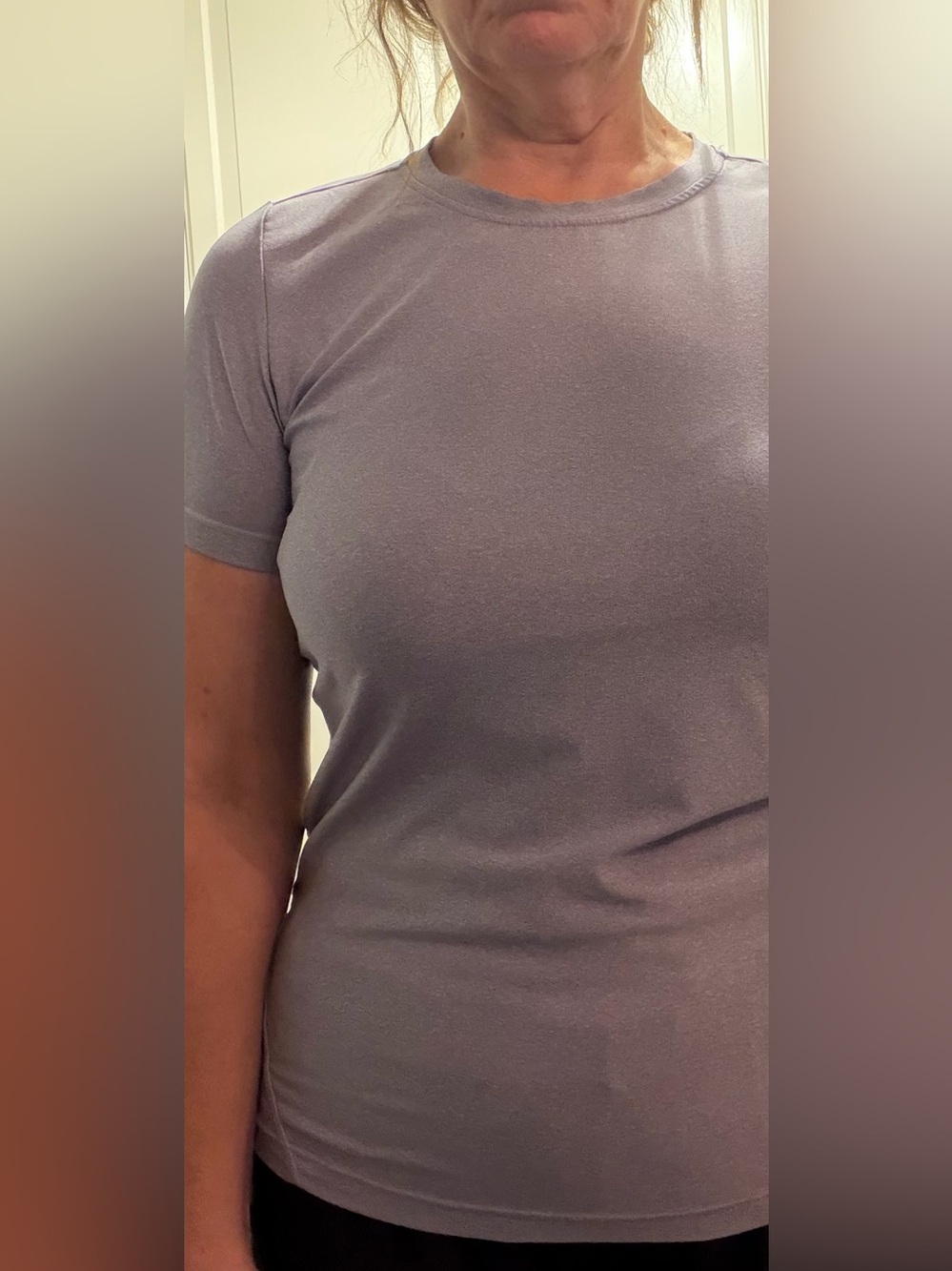 Mondetta Short Sleeve Crew Tee in Mauve